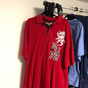 Marc Ekco red polo